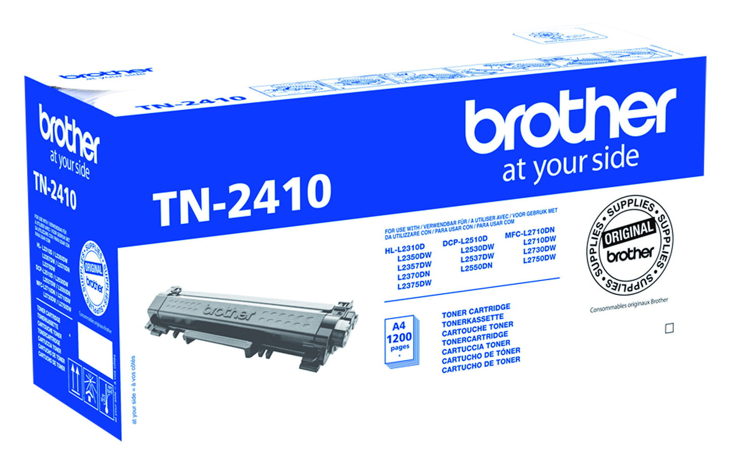 Toner Brother TN-2410 Zwart, Print tot 1200 pagina's - 2