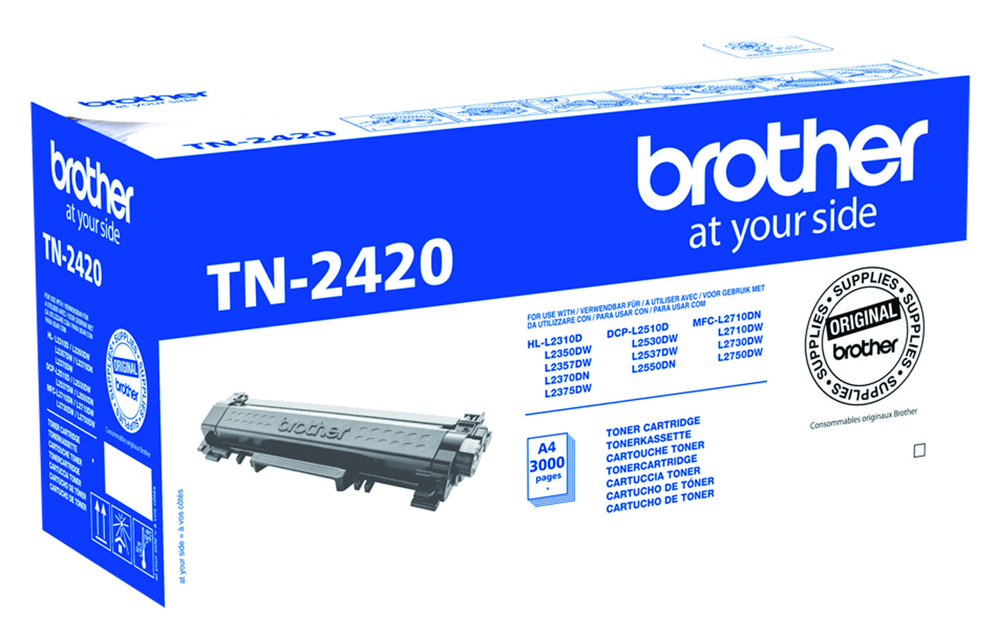 Brother TN-2420 Zwart Toner | Origineel, 3000 Pagina's - 2
