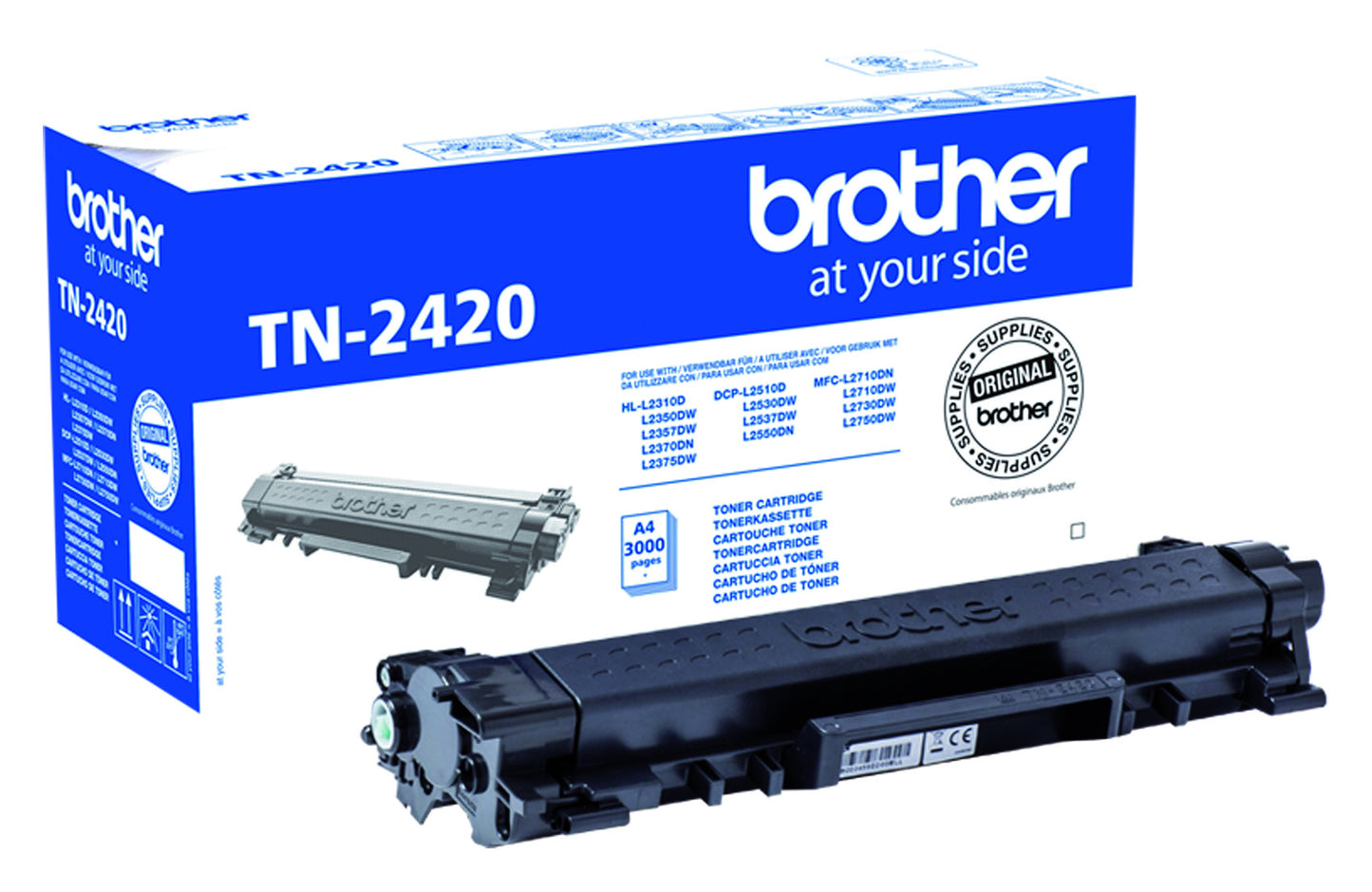 Brother TN-2420 Zwart Toner | Origineel, 3000 Pagina's