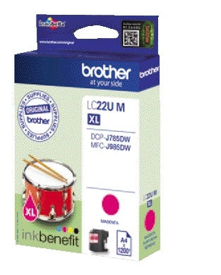 Brother LC-22UM Rood Inktcartridge voor Brother printers - 3