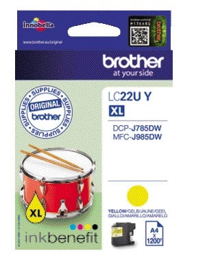 Brother LC-22UY Geel Inktcartridge 1200 pagina’s - 2