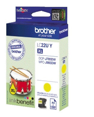 Brother LC-22UY Geel Inktcartridge 1200 pagina’s - 3
