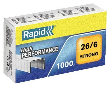 Rapid 26/6 gegalvaniseerde nietjes, 1.000 stuks