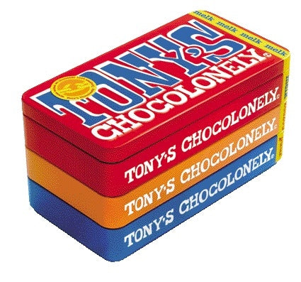 Tony Chocolonely Puur Melk en Karamel Zeezout Reep - 3