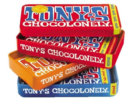 Tony Chocolonely Puur Melk en Karamel Zeezout Reep - 2