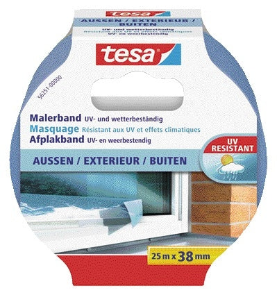 Tesa Prof Outdoor Afplaktape 25mx38mm Blauw - 2
