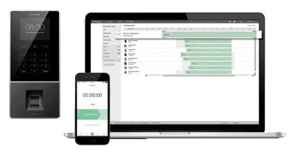 TimeMoto TM-626 Tijdregistratiesysteem met vingerafdruk en RFID - 7