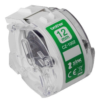 Brother CZ-1002 gekleurde labels 12mm x 5m, ZINK® technologie - 2