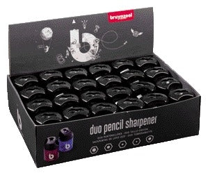 Bruynzeel Teens Duo Puntenslijper met Gum, 24 stuks