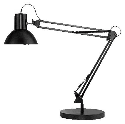 Bureaulamp Unilux Success 80 LED zwart met springveer en voet - 3