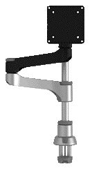 Monitorarm R-GO Zepher 4 Verstelbaar Zilver - 3