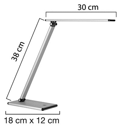 Bureaulamp Unilux Terra led grijs - 2