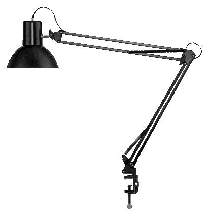 Bureaulamp Unilux Success 80 LED zwart met springveer en voet