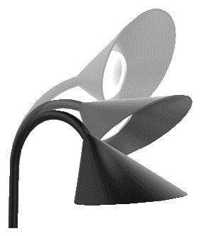 Bureaulamp UNILUX Sol LED wit met flexibele arm - 3