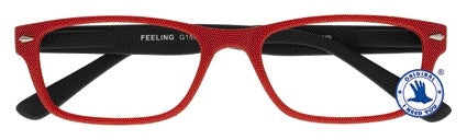 Leesbril I Need You +2.50dpt Feeling rood-zwart - 2