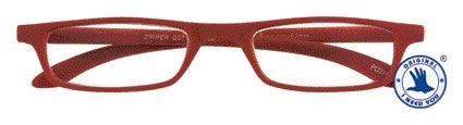 Leesbril I Need You +2.50dpt Zipper rood - 2