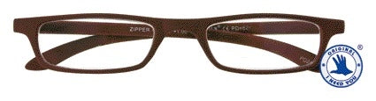 Leesbril I Need You +2.50dpt Zipper bruin - 2