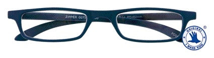 Leesbril I Need You +1.00dpt Zipper blauw - 2