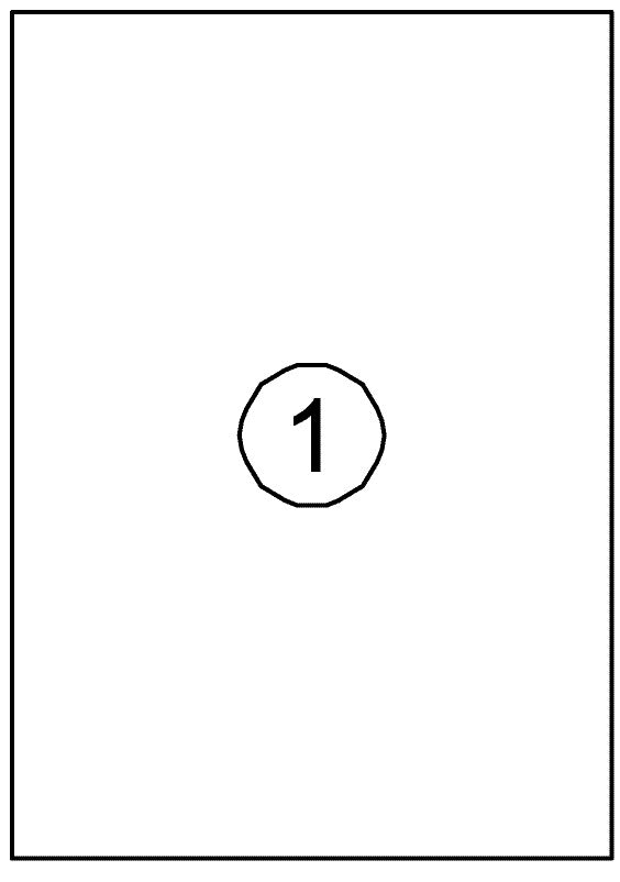 Quantore Zelfklevende A4 Etiketten 210x297 mm, 100 stuks