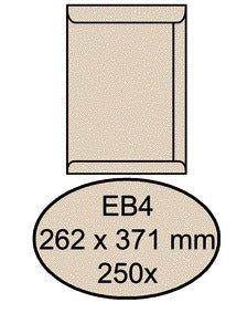 Envelop Quantore akte EB4 262x371mm 120g cremekraft