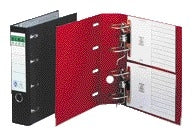 Elba Rado PVC A4 Ordner 75mm met Twee Hefboommechanieken Zwart - 2