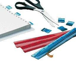 Durable Zelfklevende Indextabs 200mm Glashelder/Wit - 8