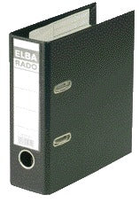 Ordner Elba Rado Plast A5 75mm PVC zwart