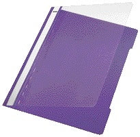 Leitz Standaard A4 PP Snelhechter Map Violet met Titelstrook