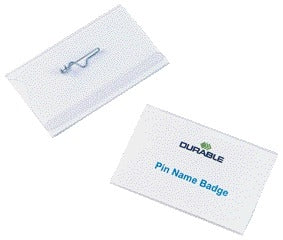 Durable Acryl Badge 8004 met Golfspeld en Insteekkaart 54x90mm