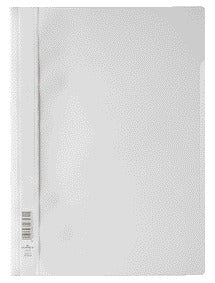 Durable 2573 A4 PP Snelhechter Map Wit met Etiketvak