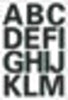 HERMA 4167 25mm letters A-Z zwart