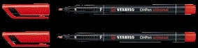 Stabilo OHP 842/40 Ronde Viltstift F Rood
