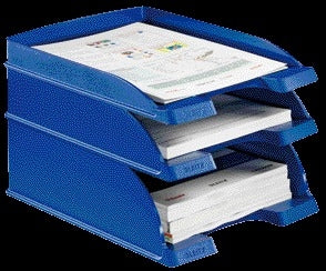 Leitz Plus Slim A4 Brievenbak Blauw - 3