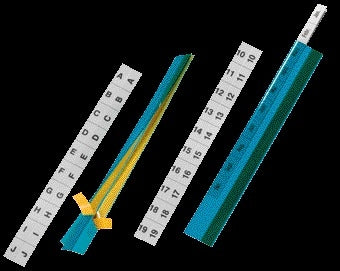 Durable Zelfklevende Indextabs 200mm Glashelder/Wit - 6