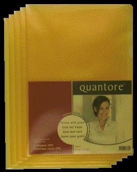L-map Quantore A4 PP 0.12 mm, open bovenzijde, geel - 4