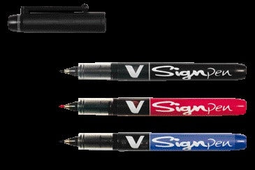 Sign Fineliner PILOT V Sign SW-VSP 0,6mm rood - 2