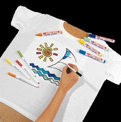Edding 4500 Textielstift rond 2-3mm, lichtblauw - 3