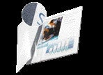 Inbindomslag Leitz 3,5 mm soepel blauw