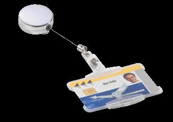 Afrolmechanisme Durable voor Badges 80cm met Verchroomde Houder - 2