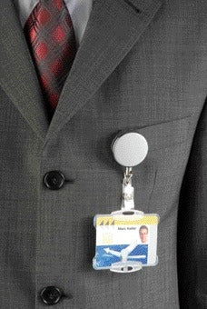 Afrolmechanisme Durable voor Badges 80cm met Verchroomde Houder - 3