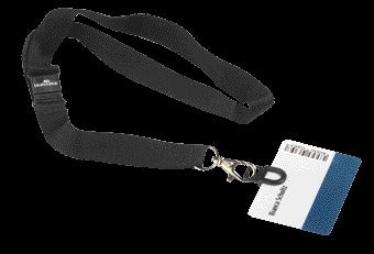 Textielkoord met Kaartfix voor Badge en Bezoekerspassen