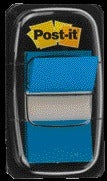 Post-it Indextabs 680 25.4x43.2mm, blauw