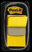 Post-it Indextabs 680 25.4x43.2mm, geel