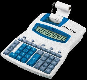 Ibico 1221X Desktop Rekenmachine met 12-Cijferig LCD en Printer