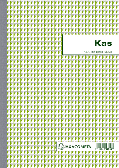 Kasboek Exacompta Dupli 50 Bladen, 2 Exemplaren per Pagina