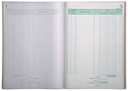 Kasboek Exacompta Dupli 50 Bladen, 2 Exemplaren per Pagina - 2