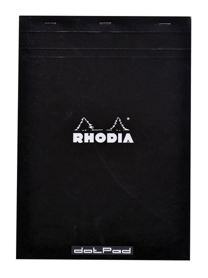 Schrijfblok Rhodia A4 dots 80 vel 90 g zwart