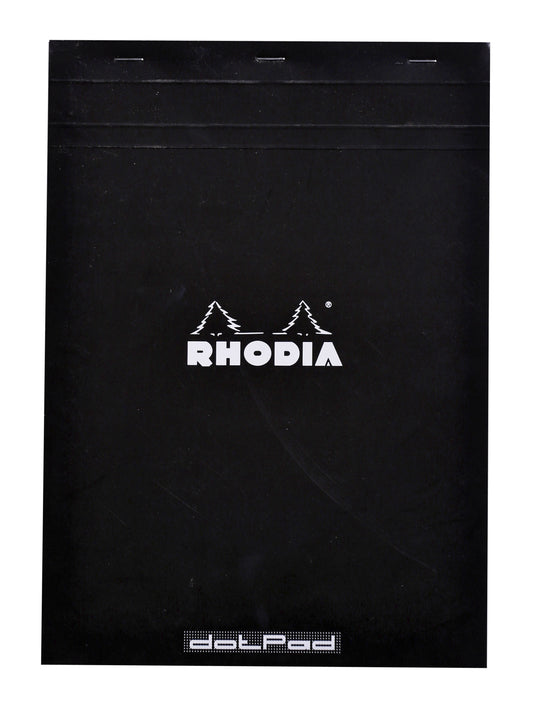 Schrijfblok Rhodia A4 dots 80 vel 90 g zwart