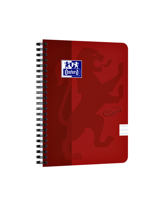 Oxf Touch A5 Spiraalblok gelijnd 140 pagina’s