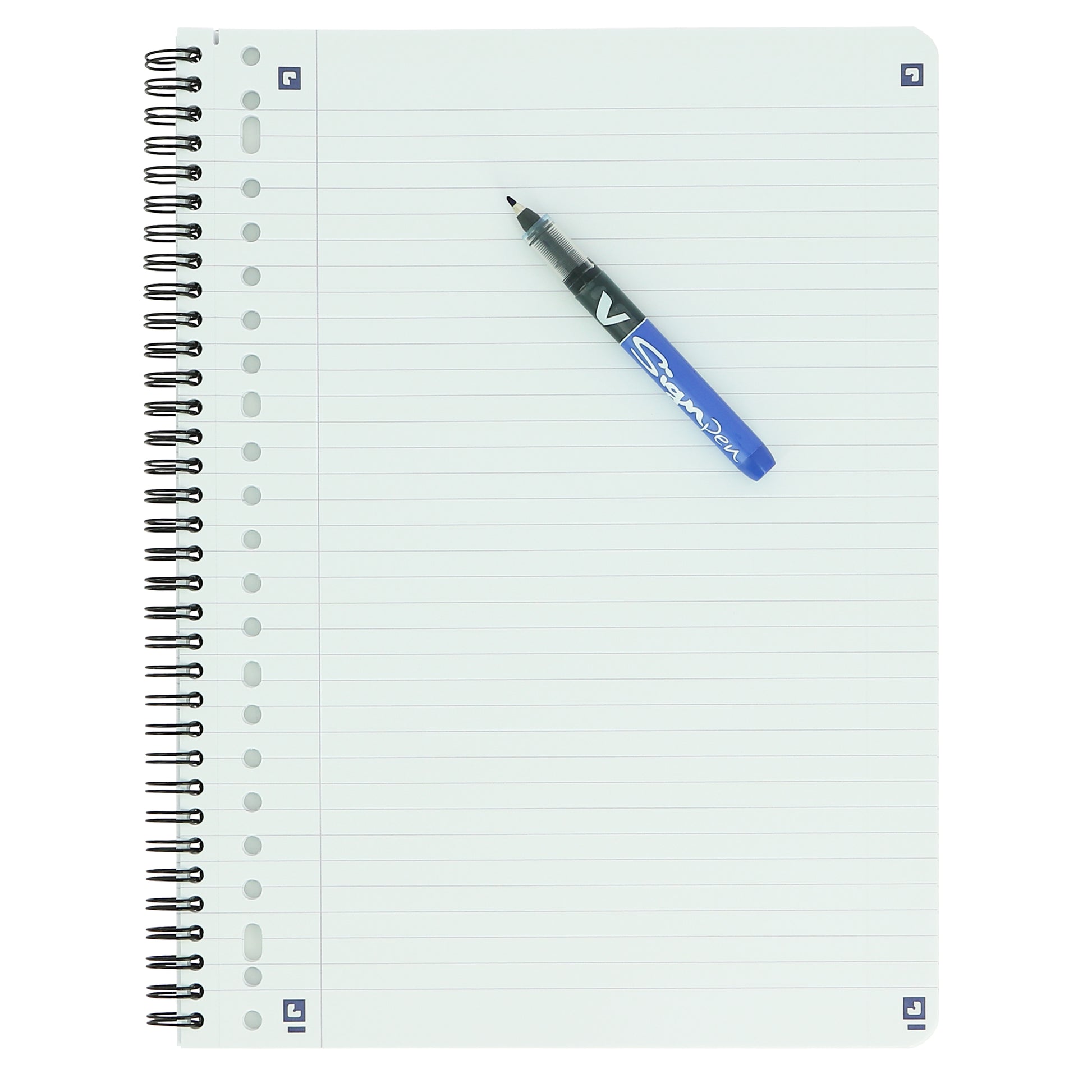 Collegeblok Oxf School A4+ gelijnd 160 vel 80 g assorti - 5